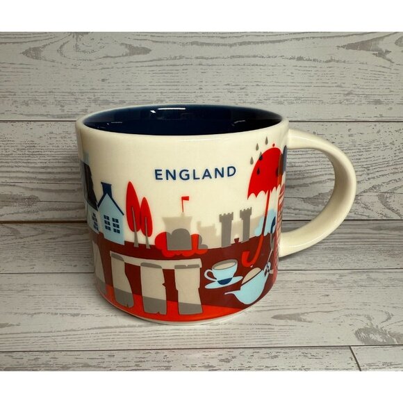 Starbucks England You Are Here Collection 2018 Coffee Mug 14oz - Picture 1 of 6